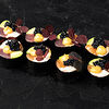 Фото к позиции меню Ролл сашими с лососем, тунцом и соусом том ям
