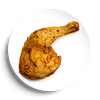 Фото к позиции меню Окорочок куриный запечённый