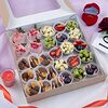 Фото к позиции меню Набор из фруктов, конфет и ягод в шоколаде Очарование Весны