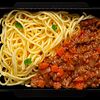 Фото к позиции меню Спагетти с рубленой говядиной и томатами