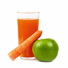 Фото к позиции меню Свежевыжатый яблочно-морковный сок собственного приготовления