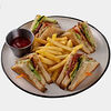 Фото к позиции меню Клаб-сэндвич с пастрами