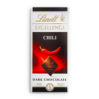 Темный шоколад Lindt с перцем чили