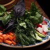 Фото к позиции меню Зелень и свежие овощи