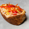 Фото к позиции меню Шаверма Вегетарианская с картофелем фри