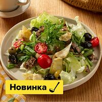 Салат с артишоками и шампиньонами