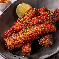 Corn Ribs в соусе из копчёной брусники 