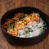 Фото к позиции меню Лосось терияки с азиатским рисом в соусе пад-тай