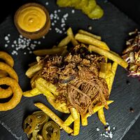 Smoker box с рваной свининой