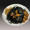 Фото к позиции меню Паста с морепродуктами в терияки-соусе
