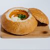 Фото к позиции меню Чаудер сырный в хлебе