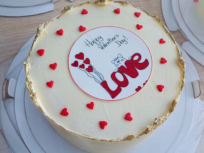 Торт бенто День Валентина
