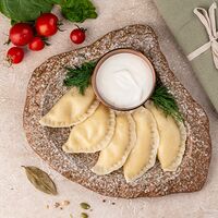 Вареники с картофелем и с луком