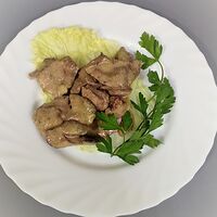 Печень куриная в сметане