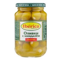 Оливки с миндалём в рассоле Iberica 