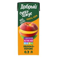 Сок Добрый Яблоко-персик