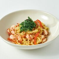 Wok с креветками