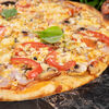 Фото к позиции меню Пицца Мясная с шампиньонами