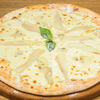 Фото к позиции меню Пицца с плавленным сыром и карамельной грушей