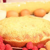 Фото к позиции меню Пирог с орехами и малиной