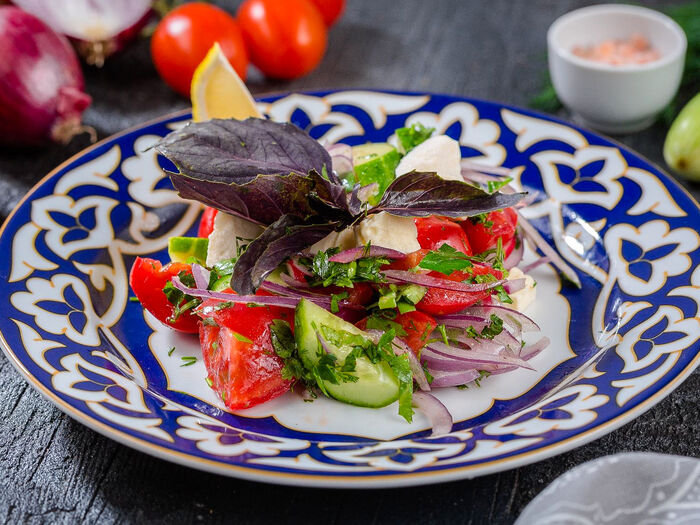 Чобан-салат из бакинских овощей