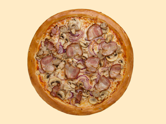 Пицца Симфония вкуса на тонком тесте