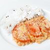 Фото к позиции меню Куриное филе запеченное с помидорами и рисом