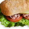 Фото к позиции меню Сэндвич с тунцом постный на пшеничном хлебе