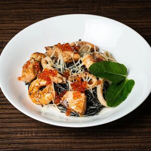 Black Pasta с морепродуктами