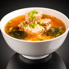 Фото к позиции меню Острый суп с лососем