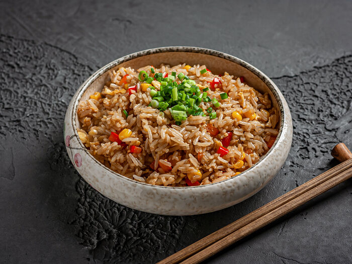 Китайский рис с овощами