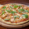 Фото к позиции меню Пицца с лососем и креветками