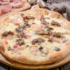 Фото к позиции меню Пицца с сыром, беконом и грибами Xl