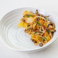 Картошка жареная с грибами