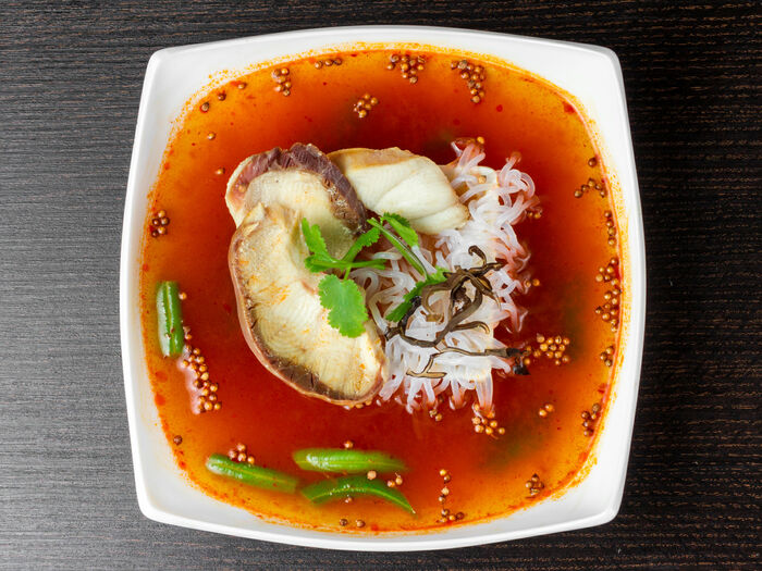 Сычуаньский суп с акулой