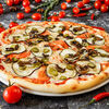Фото к позиции меню Пицца с баклажанами и грибами