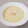 Фото к позиции меню Крем-суп из цветной капусты с креветками
