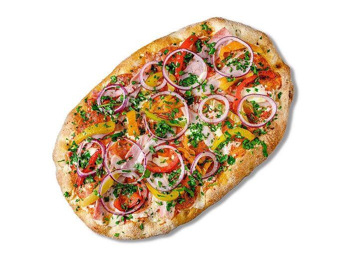 Римская пицца Мясное ассорти