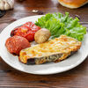 Фото к позиции меню Баклажаны, запеченные с сыром и овощами