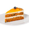 Фото к позиции меню Порция Морковного торта с грецким орехом