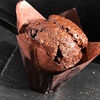 Фото к позиции меню Маффин шоколадный с шоколадной крошкой