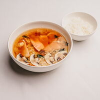 Мисо-суп Кимчи с лососем
