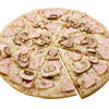 Фото к позиции меню Пицца Ветчина с грибами в белом соусе