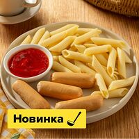 Сосиски с макаронами