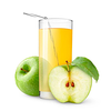 Фото к позиции меню Свежевыжатый яблочный сок собственного приготовления