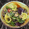Фото к позиции меню Овощной салат с маринованным цукини и устричным соусом