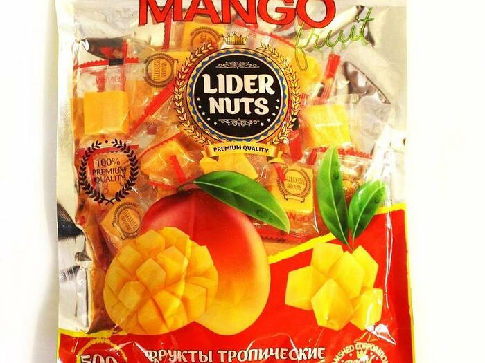 Кубики манго 500 гр
