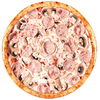 Фото к позиции меню Ветчина и грибы новая пицца