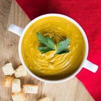 Имбирный крем-суп из тыквы