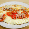 Фото к позиции меню Омлет из трех яиц с томатами и сыром пармезан